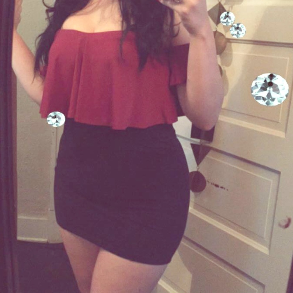 Wine colored blouse ✨